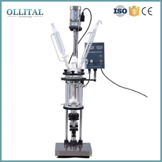 Laboratory Mini Jacketed Chemical Glass Reactor