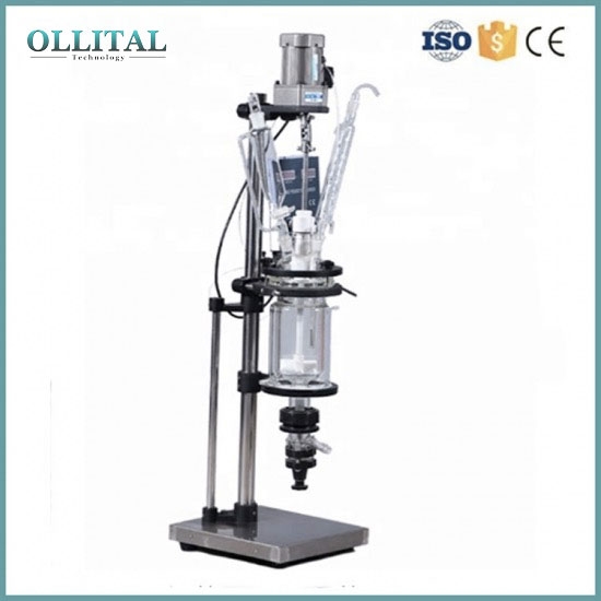 Laboratory Mini Jacketed Chemical Glass Reactor
